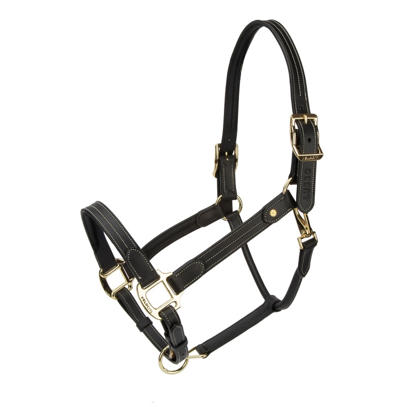 Shires Velociti Lusso Girona Leather Headcollar