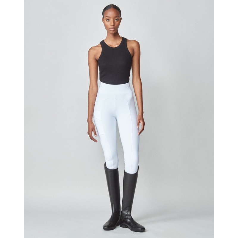 Yagya Compression Pull-On Breeches White