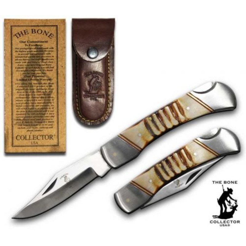 #BC849: The Bone CollectorBone handle folding knife