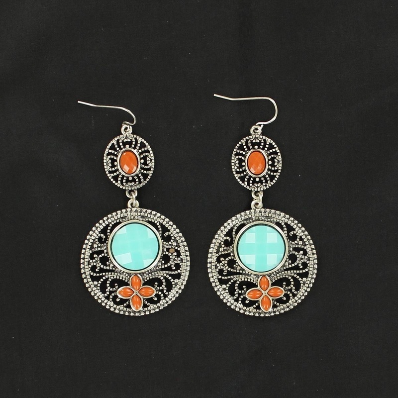 Blazin Roxx Drop Stone Earrings
