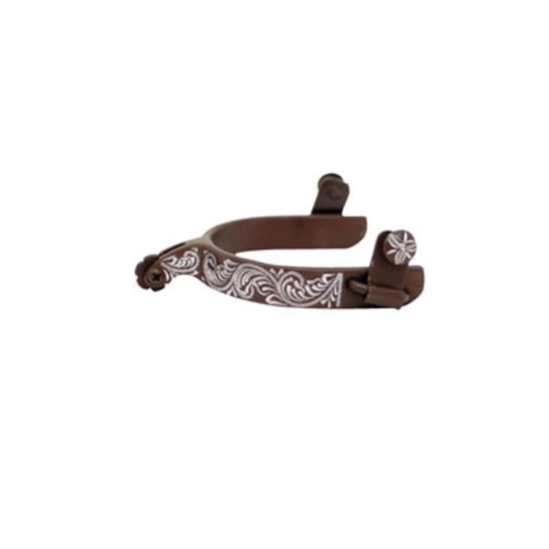 Metalab Antique Engraved Roper Spurs