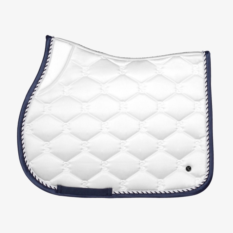 PS of Sweden White Signature Jump Saddle Pad