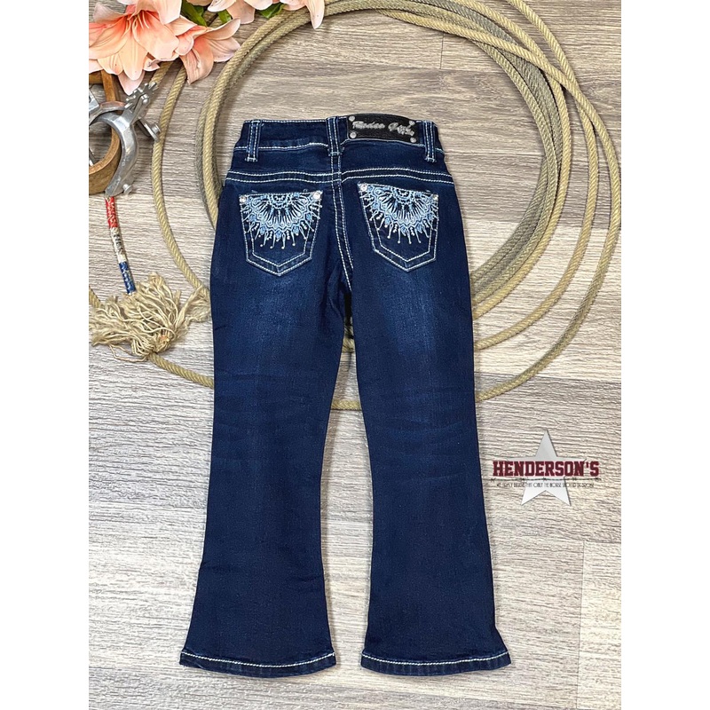 Rodeo Girl by Liz Jeans ~ Blue Doily