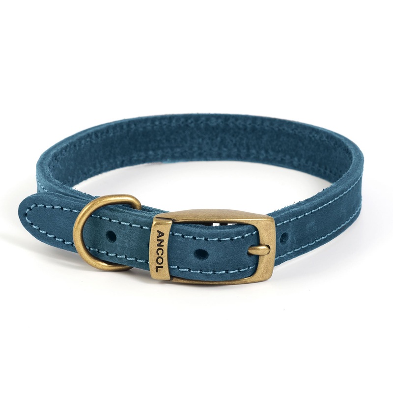 Ancol Timberwolf Leather Collar