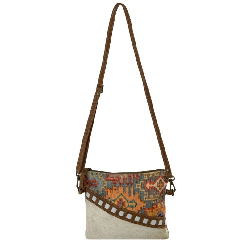 Klassy Cowgirl Southwest Brights Upcycled Crossbody Bag