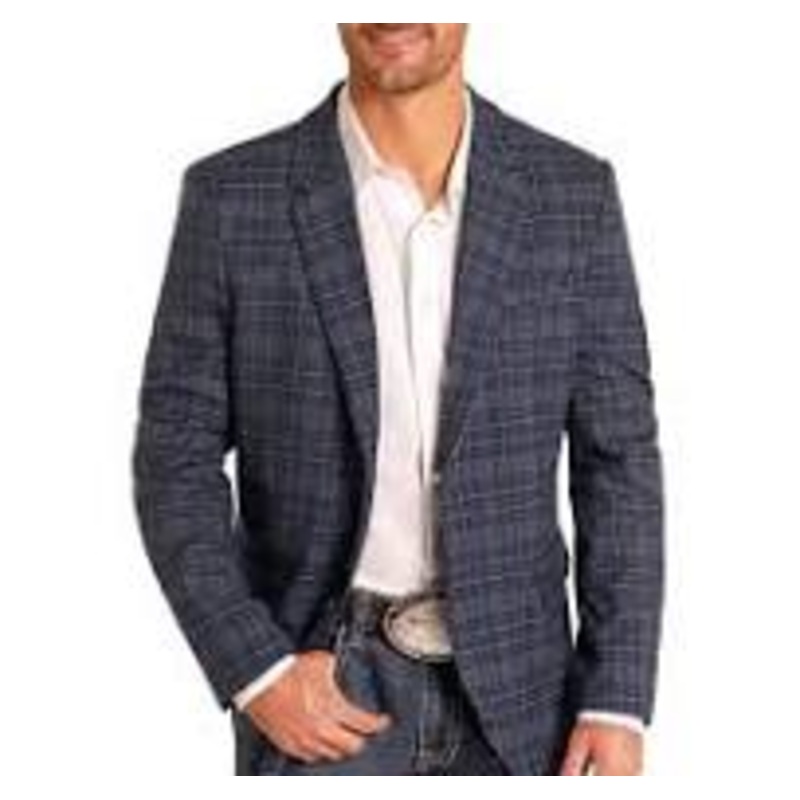 Men’s Plaid Blazer by Rock & Roll