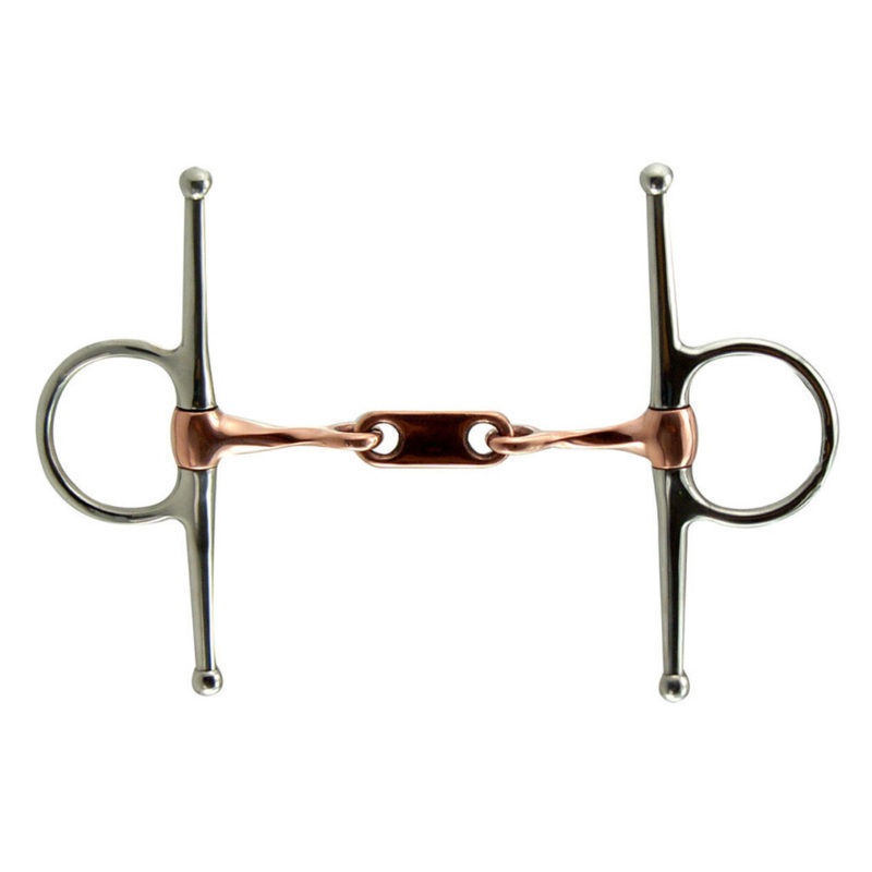 Coronet Full Cheek Copper Slow Twist Dr. Bristol Snaffle