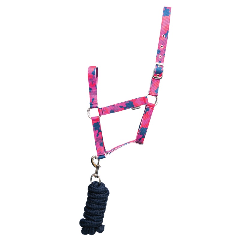 Hy Equestrian DynaForce Head Collar & Lead Rope