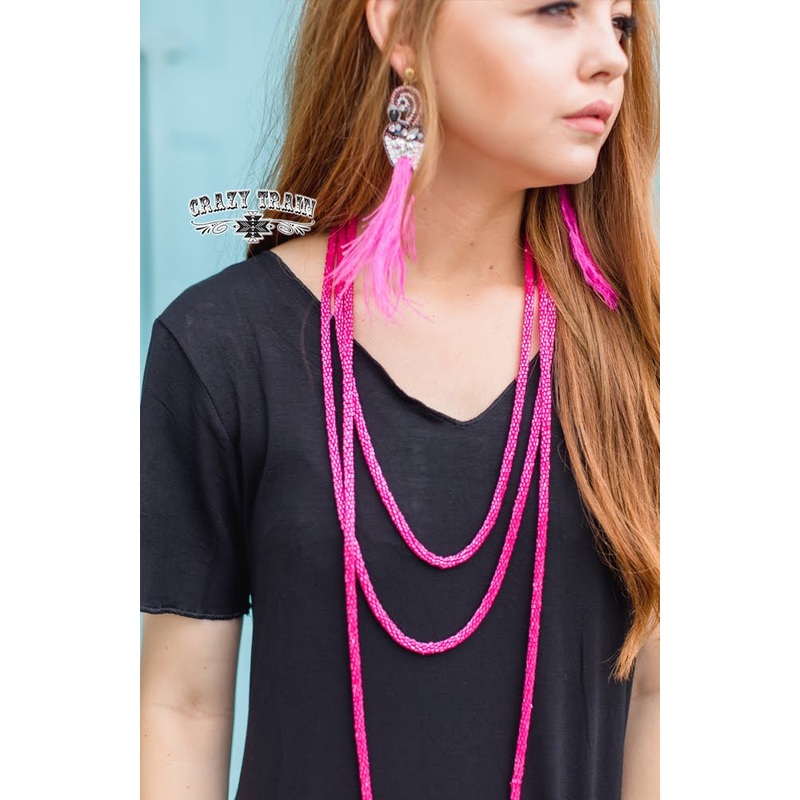 Pink Loopty Loo Necklace