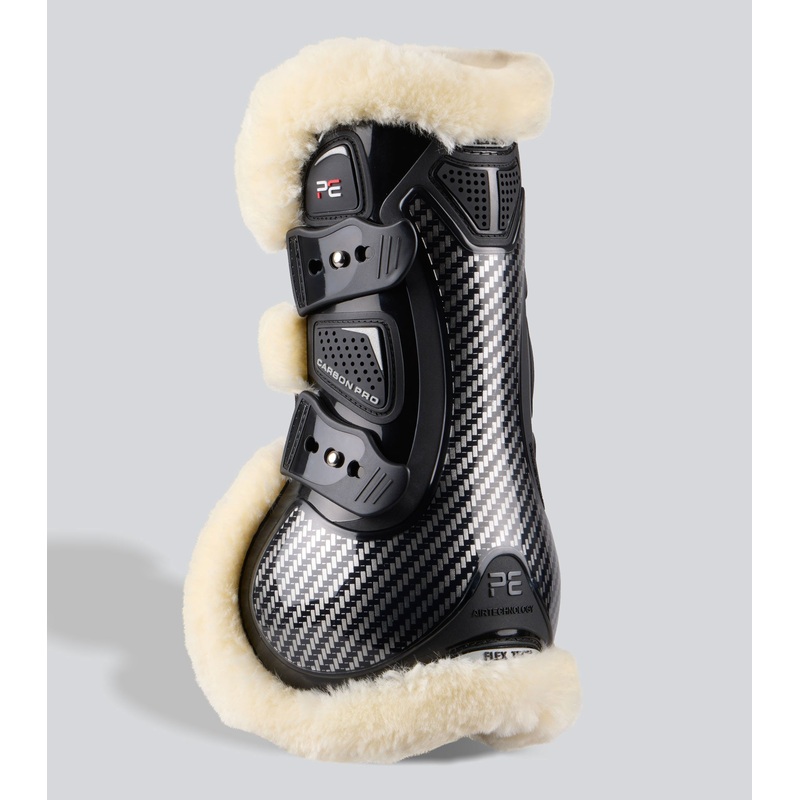 Carbon Pro Techno Wool Tendon Boots Black
