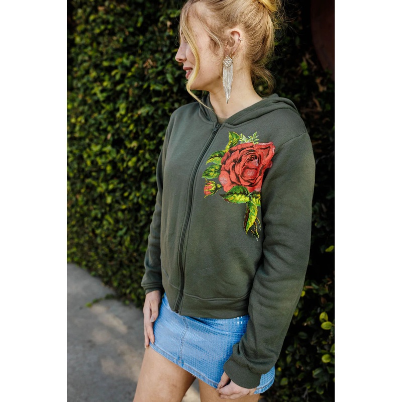 Romantic Rose Sweater