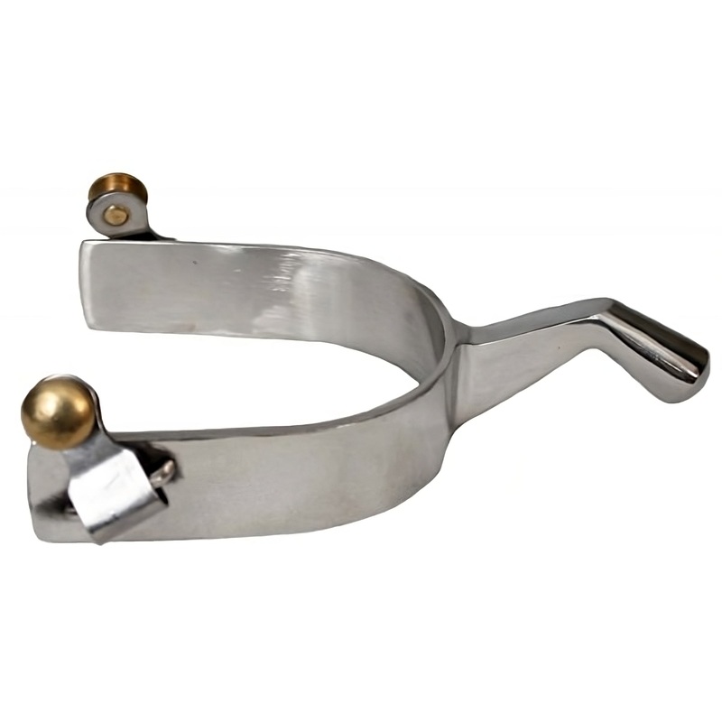 #21148: Showman stainless steel spur with blunt end