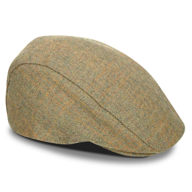 Hoggs of Fife Kinloch Waterproof Tweed Cap