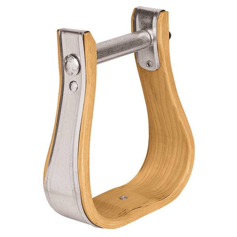 Wooden Stirrups, Bell, 3″ Tread