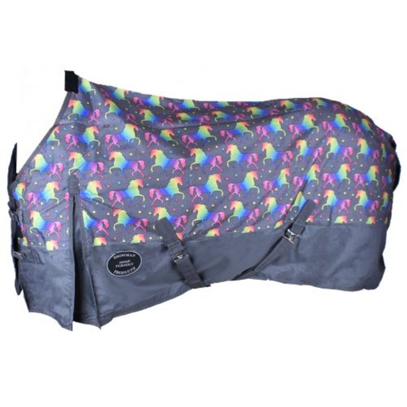 #75259: Showman Unicorn Print 1200D Turnout Sheet