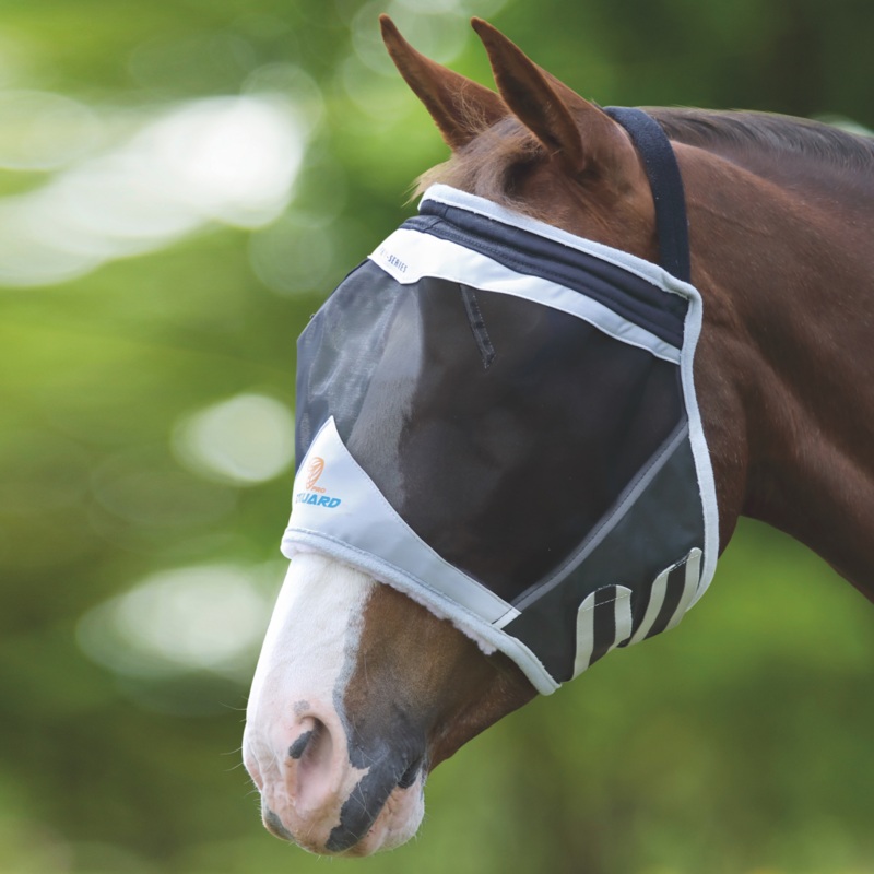 Shires FlyGuard Pro Fine Mesh Earless Fly Mask