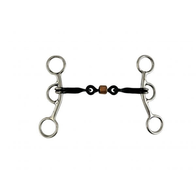 ShowmanSstainless steel JR Cowhorse bit with 5-1/2″ shanks