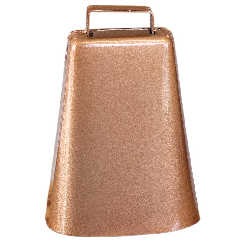 6-3/4″ Hilason Western Tack Pro Rodeo Bull Copper Bull Bells