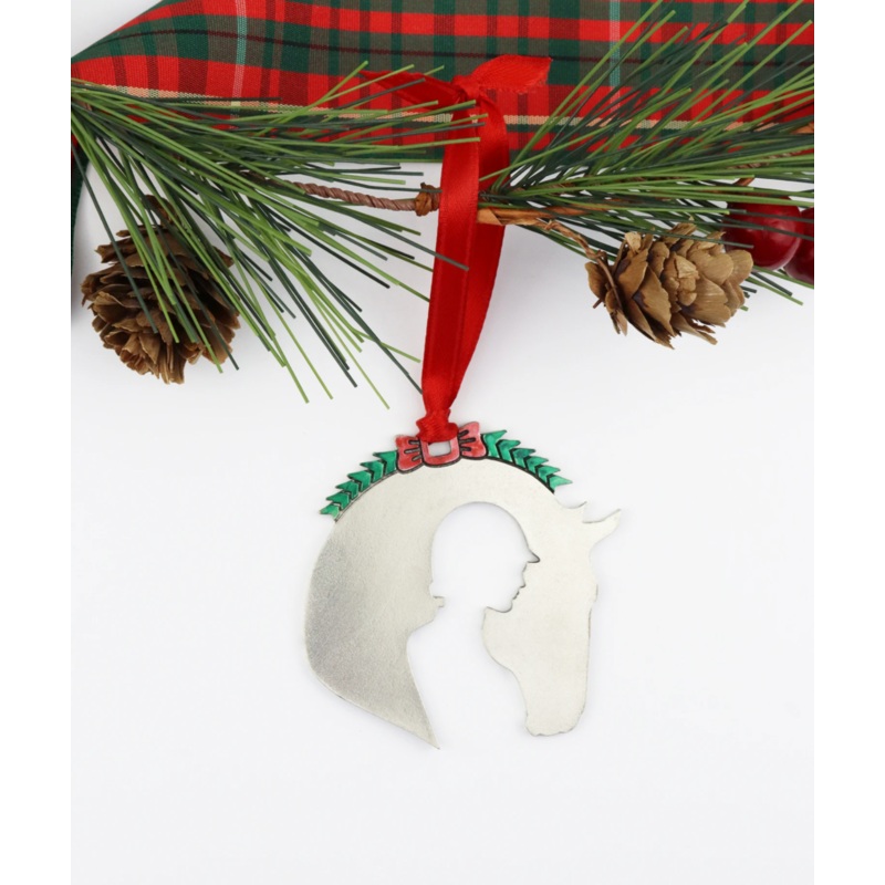 Loriece English Rider Silhouette Ornament