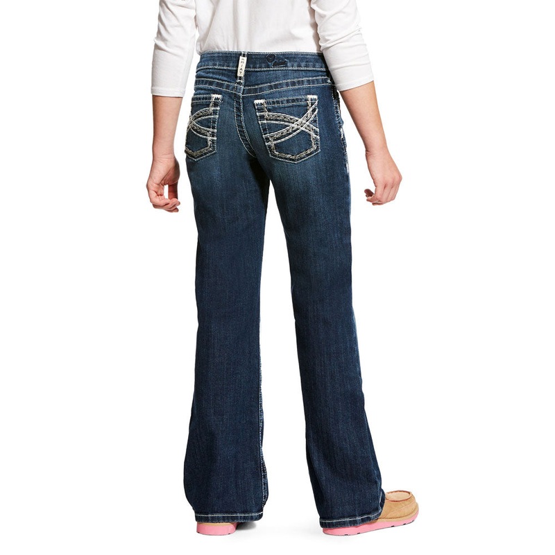 10025984 Ariat Girl’s Entwined Boot Cut Jean