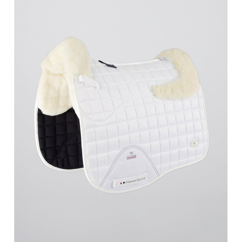 Atlantis CC Satin Wool Dressage Square White/Natural Wool