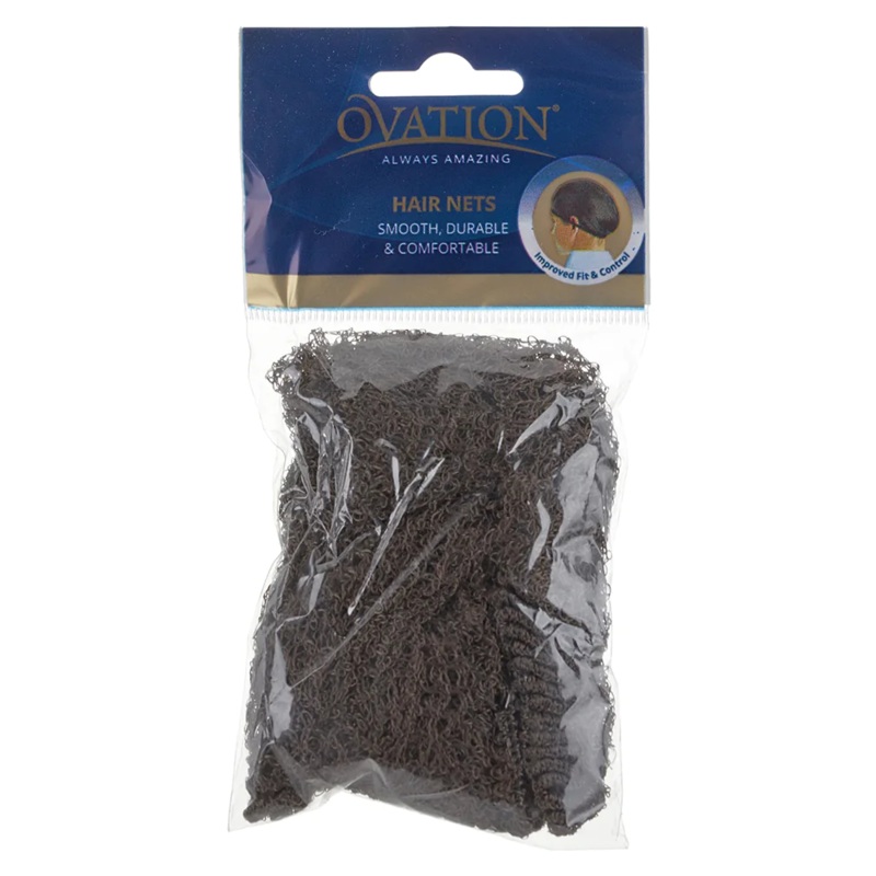 Deluxe Hair Nets – Medium Brown