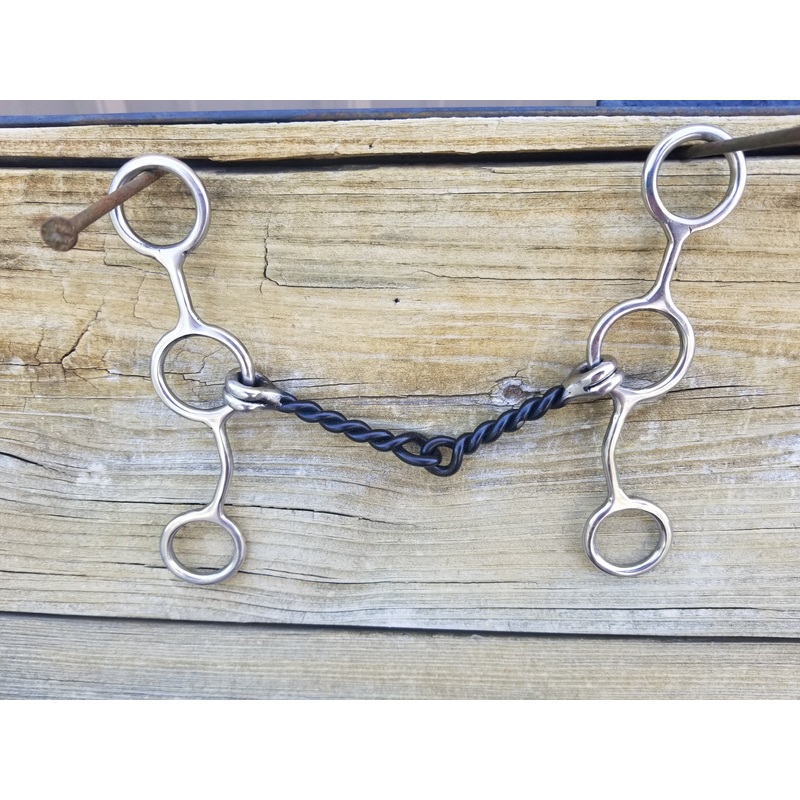 Jr Cowhorse Twisted Black