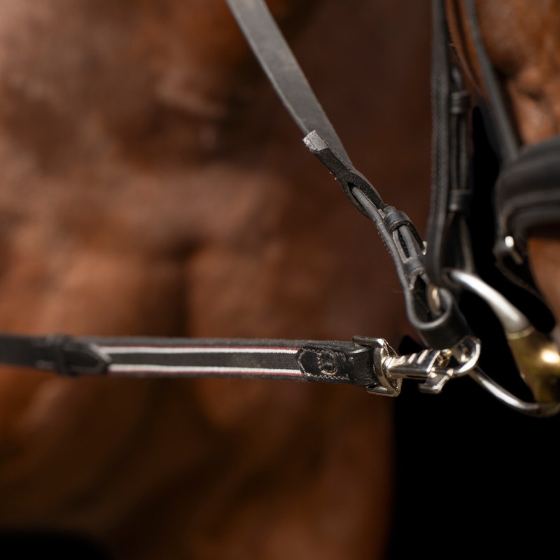 Imperial Riding Leather Side Reins with Elastic