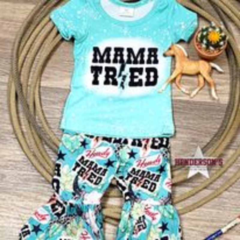 Mama Tried Outfit ~ Shirt & Bell Bottoms