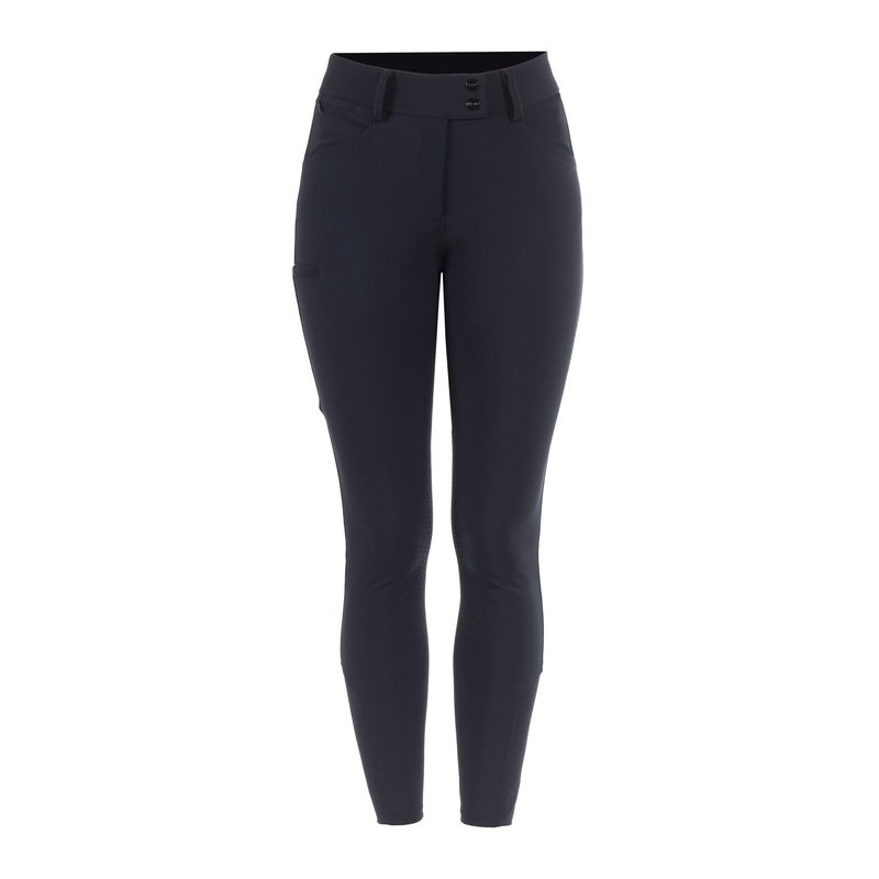 Cavallo Cheyenne Ladies Normal Rise Full Grip Breeches, Dark Blue