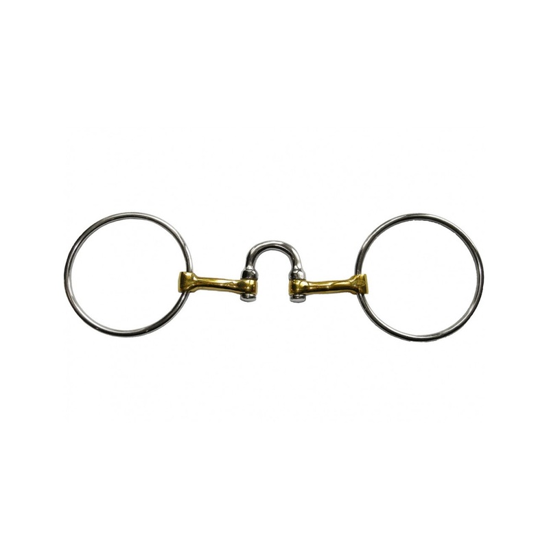 High Port Copper Large Loose Ring Snaffle