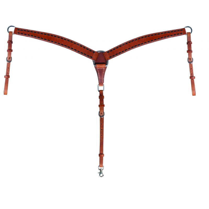 Professionals Choice Buckstitched Breastcollar
