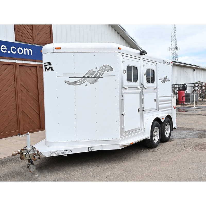 2009 Platinum 2 Horse Bumper Pull Horse Trailer