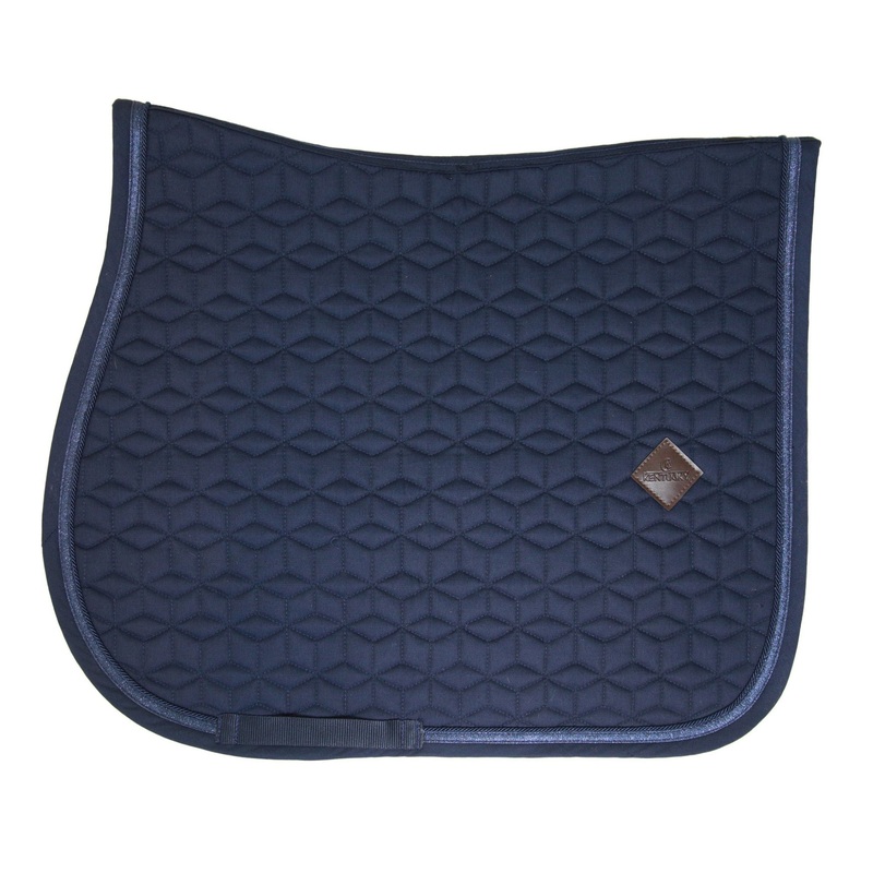 Kentucky Horsewear Glitter Rope Jumping Saddle Pad, Navy