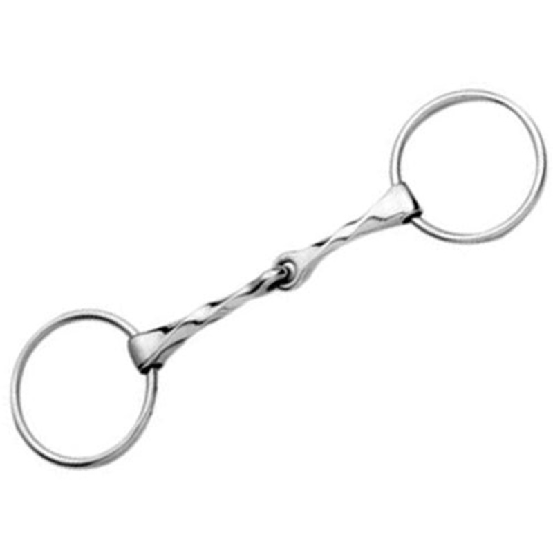 Stainless Steel Slow Twist Jointed Loose Ring
