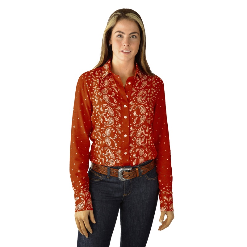 Wrangler Carlise Print Long Sleeve Shirt