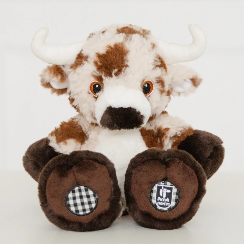 Piccoli 16″ Plush Longhorn Bull