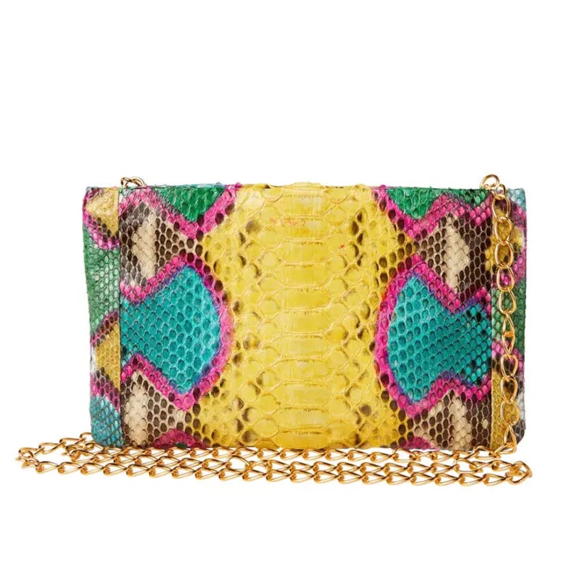 The Penelope  Yellow Multi Python