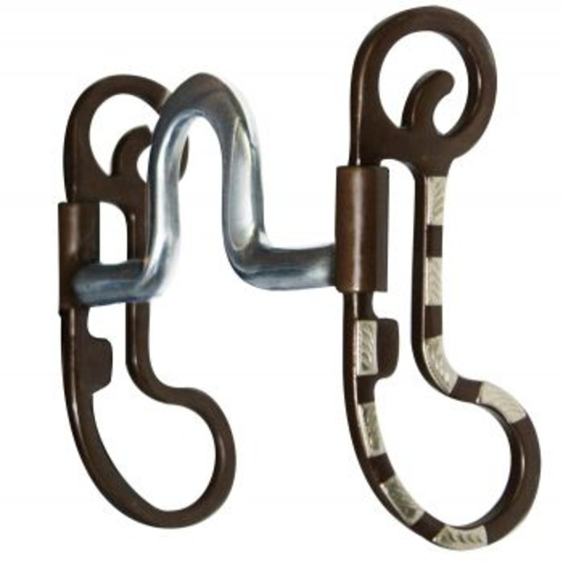 #255202Q: Showman Antique brown high port bit