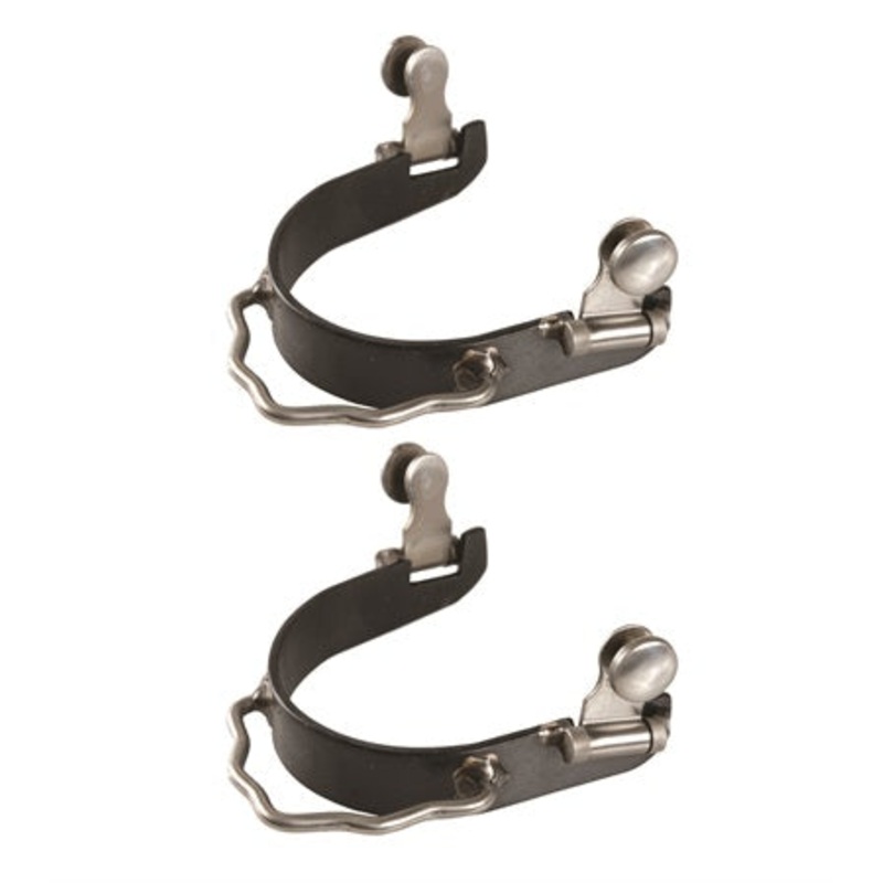Black Steel Bumper Spurs