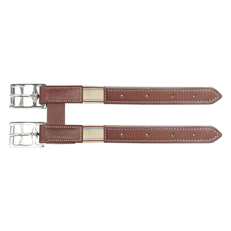 467362 Ovation English Girth Extender with Elastic – Brown