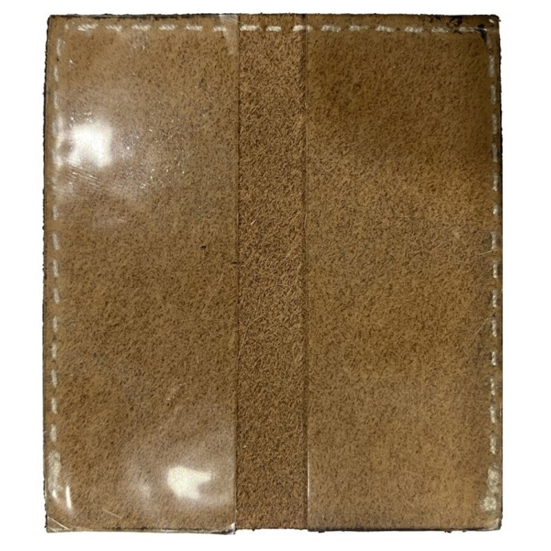 Stick On Floral Tooled Leather Cell Phone Card Wallet