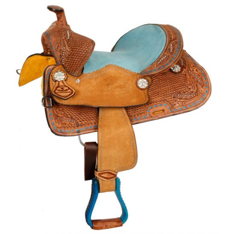#15836: 12″, 13″Double T Youth Bear Trap Style Saddle