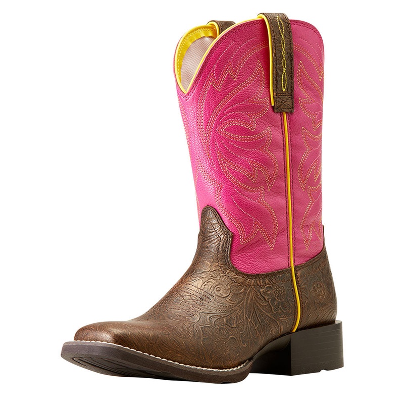 10050886 Ariat Women’s Buckley Western Boot – Bronze Age/Blushing Pink