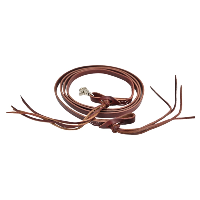 Wildfire Saddlery Pineapple Knot Latigo Leather Roping Reins 5/8″
