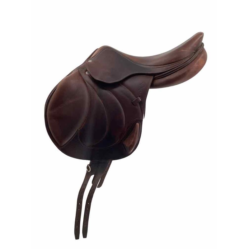 17.5″ Antares Mono flap used jumping saddle B