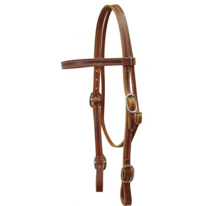 #5006: American Made Harness Leather Headstall