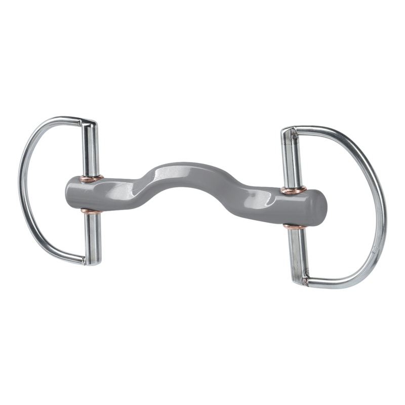 Beris Soft D-Ring Konnex Tongue Port Snaffle
