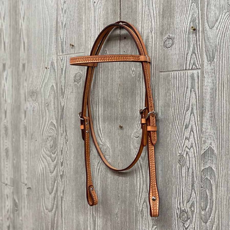 5/8″ Headstall, Shell Pattern