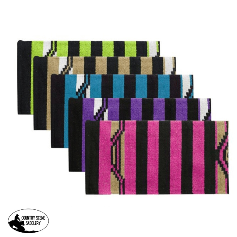 6220   32″ x 64″ Acrylic top saddle blanket with Navajo design